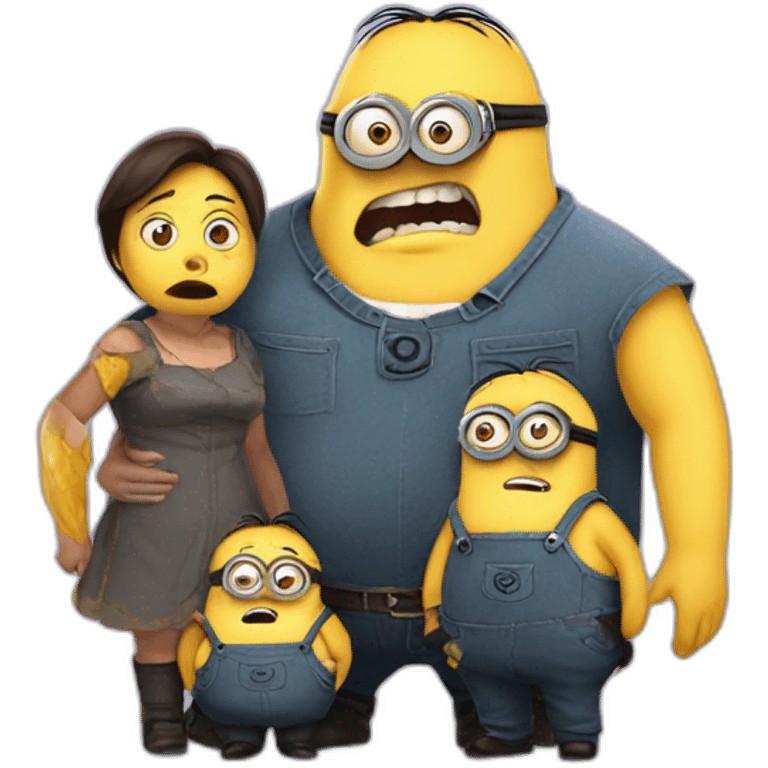 cursed fat minion family friendly emoji