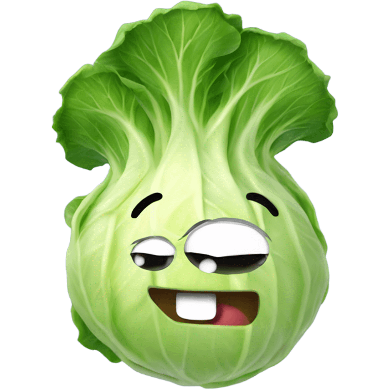 Cabbage jamming to music ￼ emoji