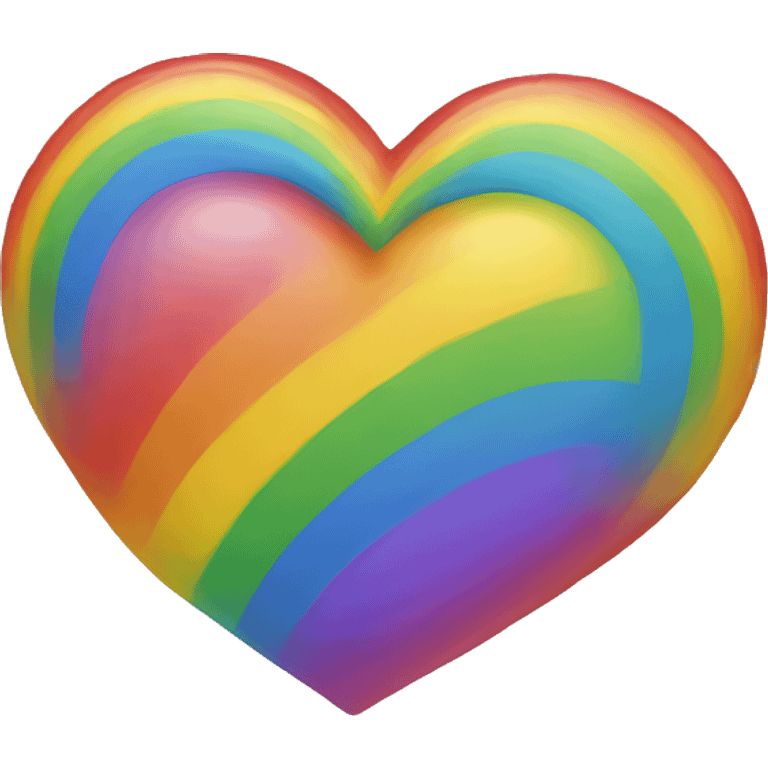 Rainbow heart emoji