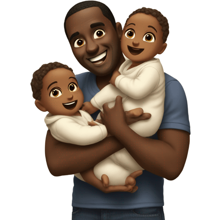 Diddy with babies emoji