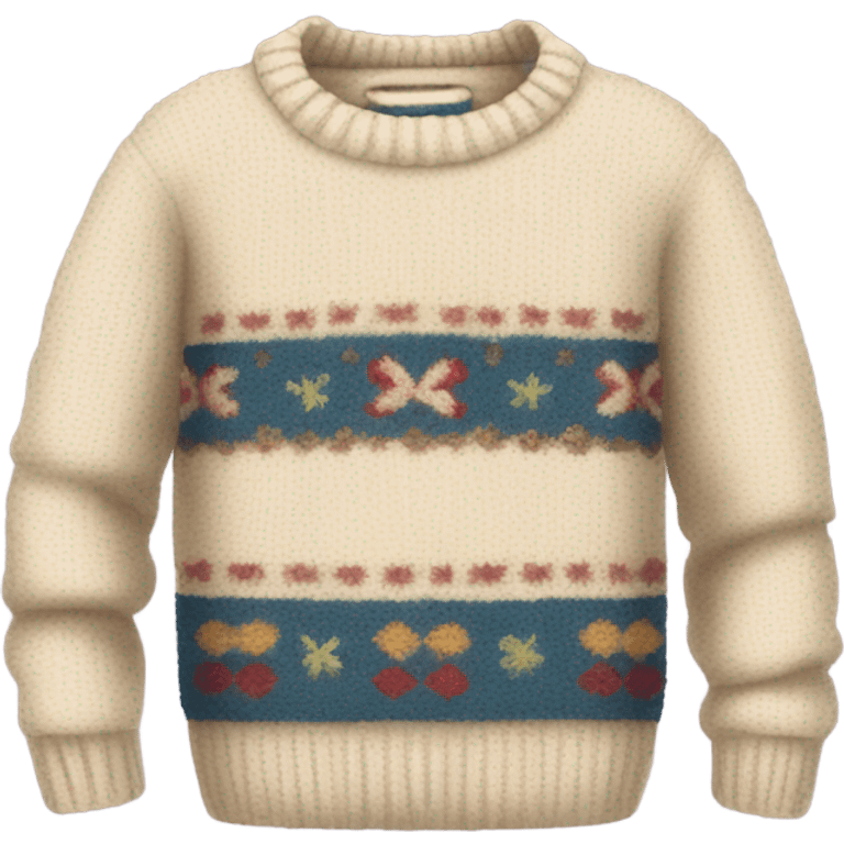 A cute and cozy sweater  emoji