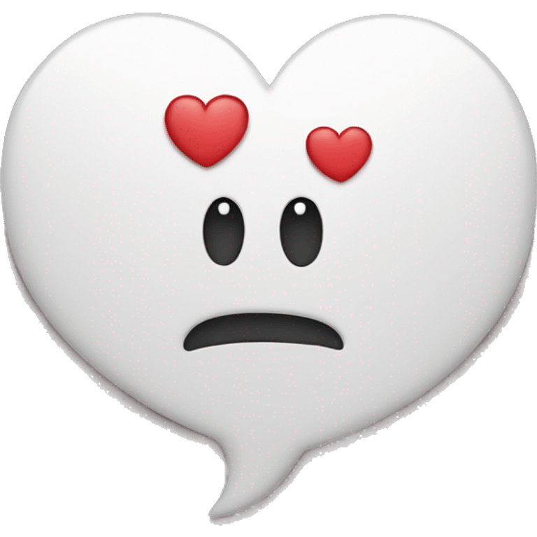 heart speech bubble emoji