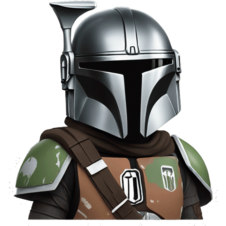 the mandalorian with grogu emoji  emoji