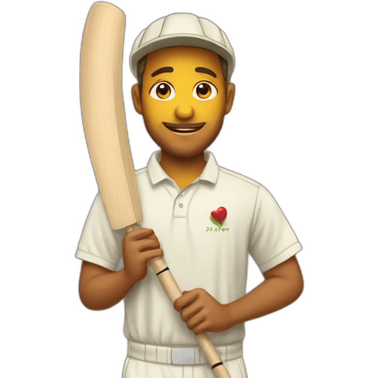 Cricket love emoji