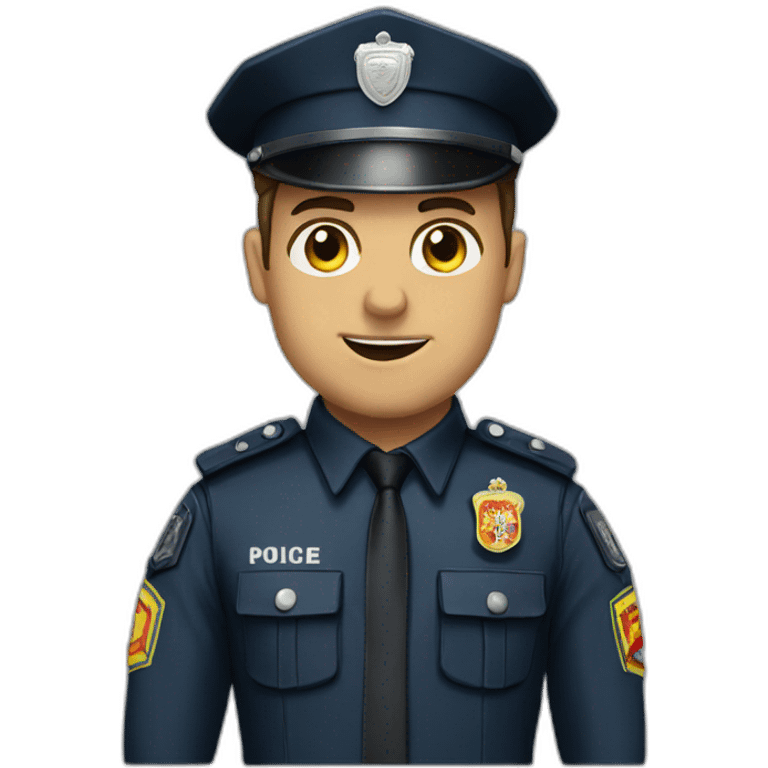 Spain police emoji