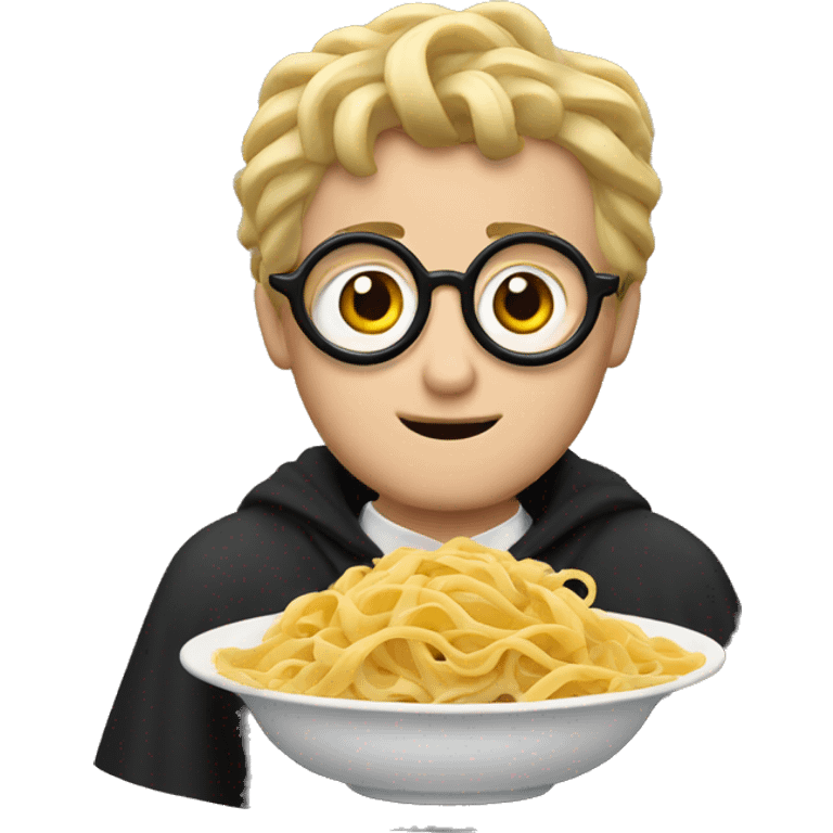 harry potter with a pasta emoji