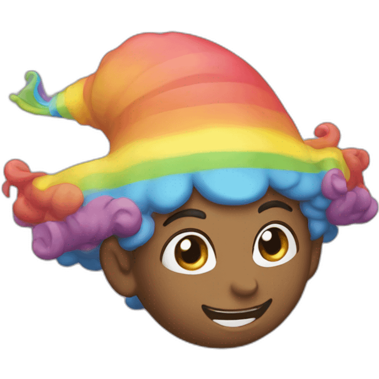 Raibow Chamando happy emoji