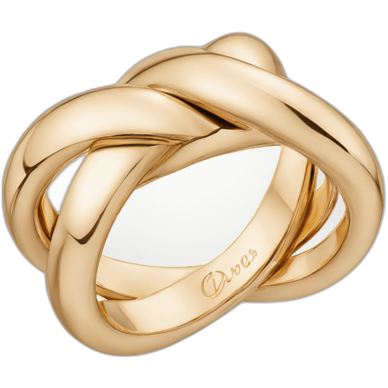 Cartier Trinity ring emoji