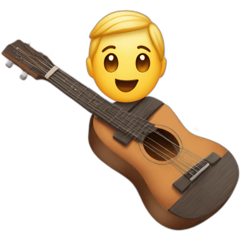 Emoji avec des coeurs qui écoute de la musique  emoji