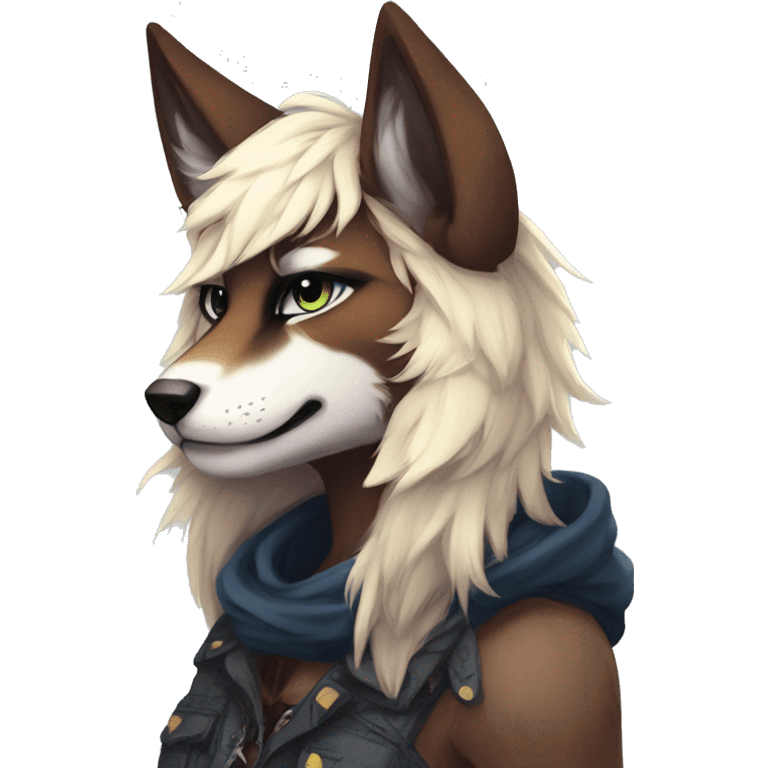 Edgy anthro furry by Falvie, LiLaiRa, AngieWolf emoji