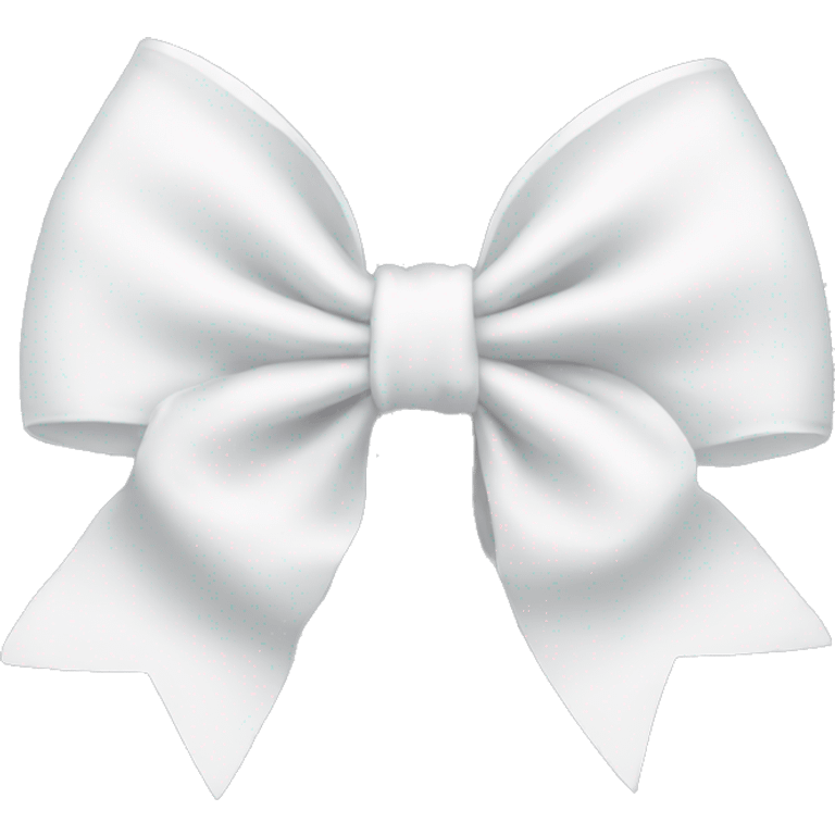 White bow emoji