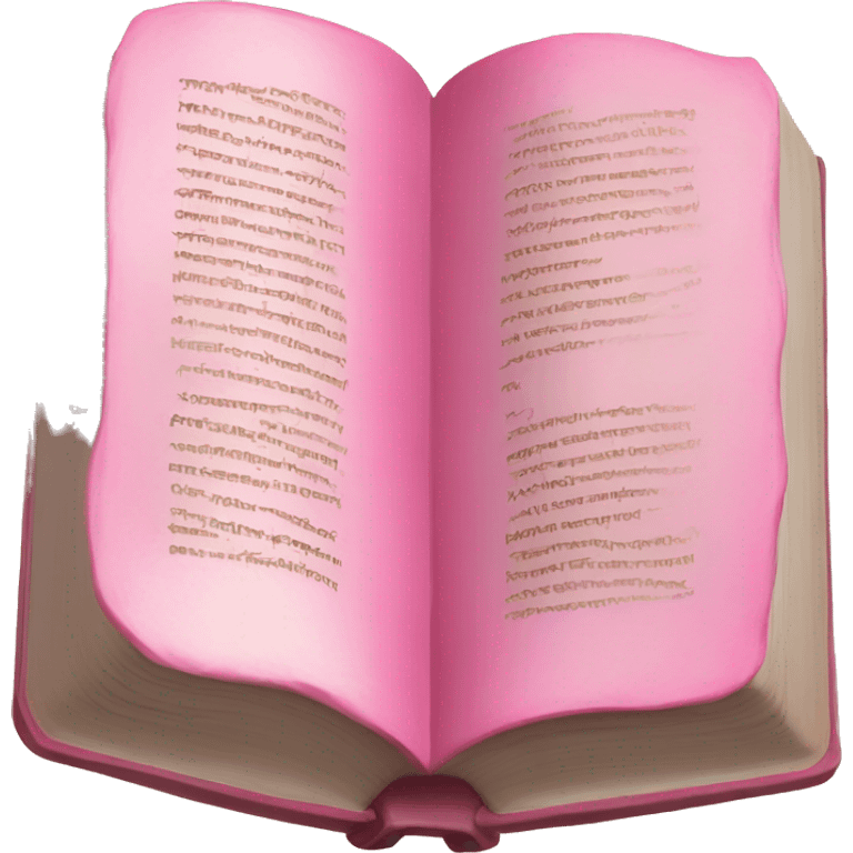 Bibel in pink  emoji