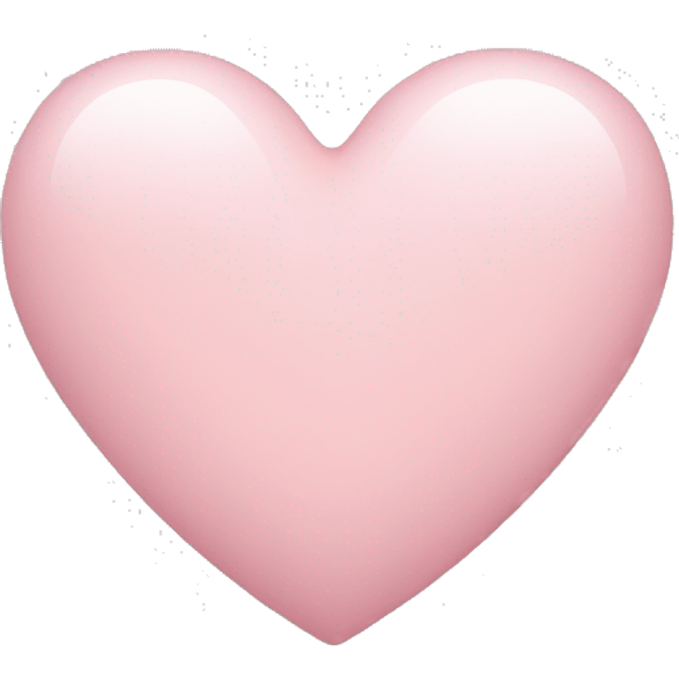 light pink heart  emoji