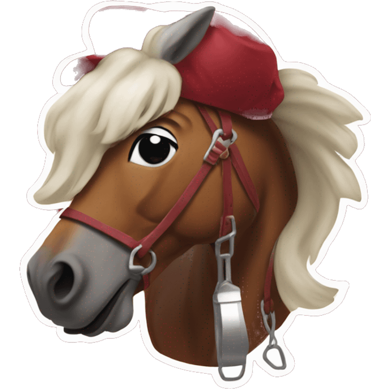 oklahoma sooners mascot as a horse emoji