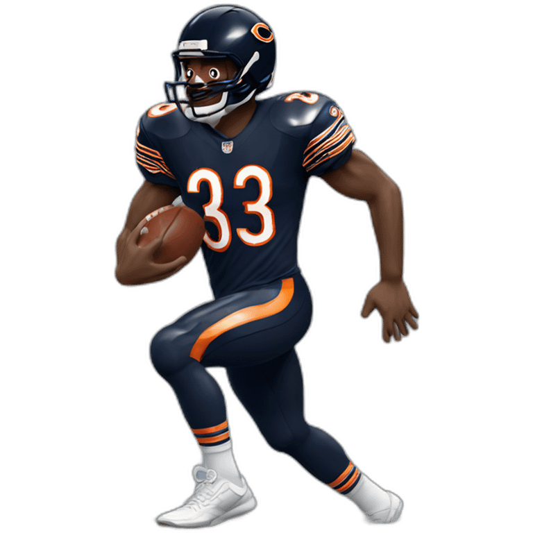 Chicago Bears Walter payton running emoji