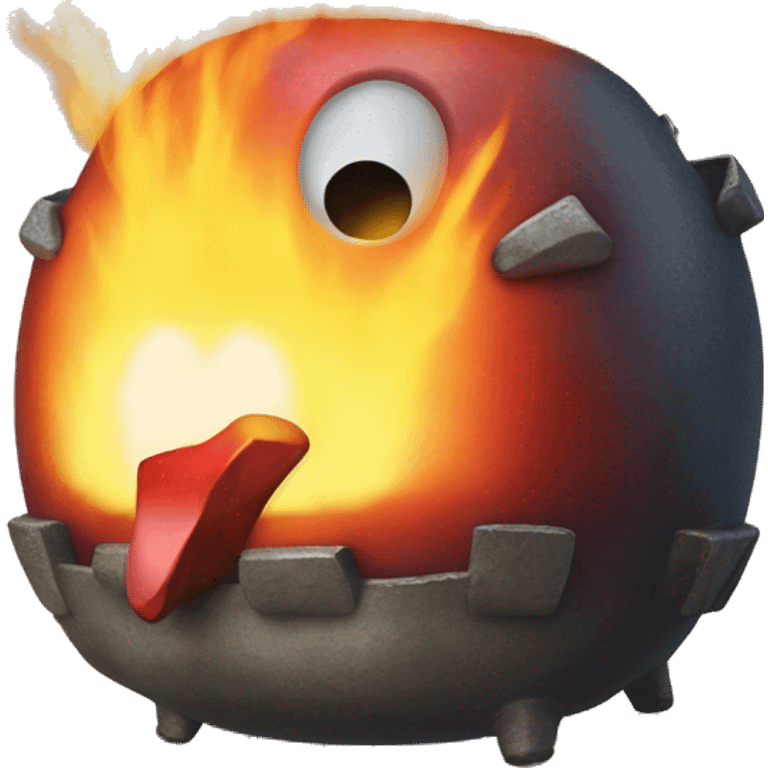 Howls moving castle calcifer  emoji