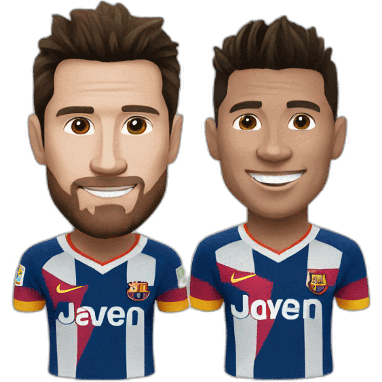 Messi et Ronaldo  emoji