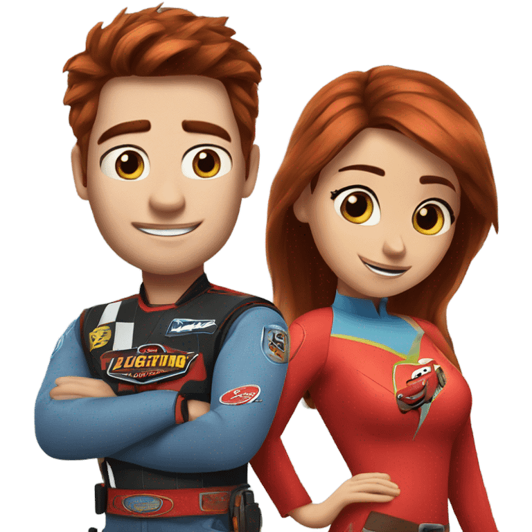 Lightning McQueen and sally emoji