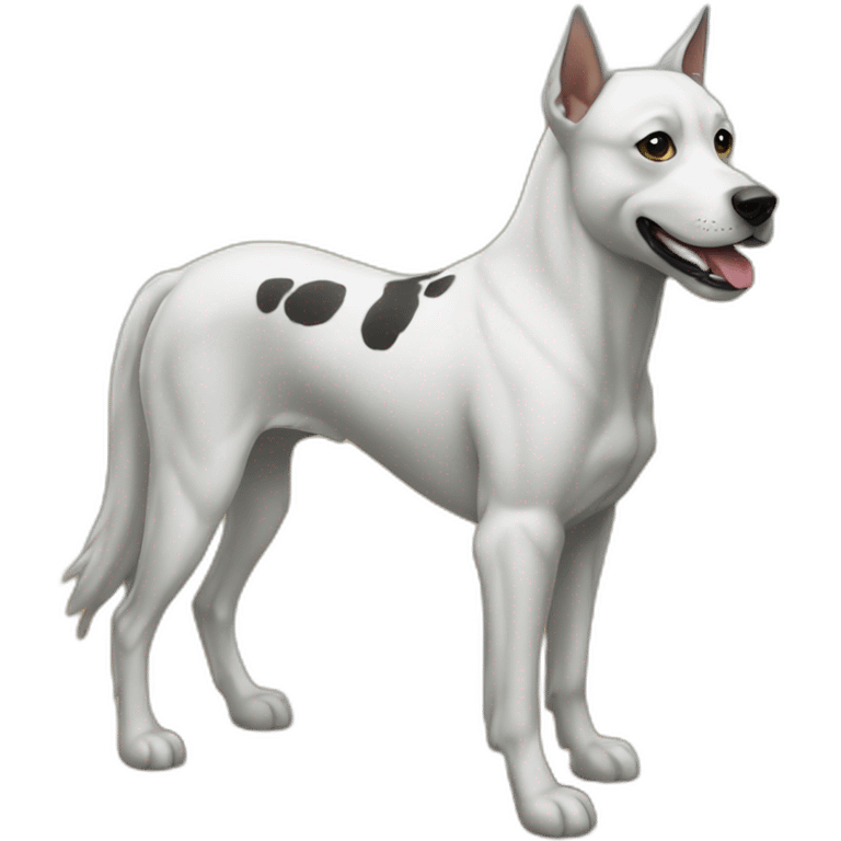 Chien sur cheval emoji