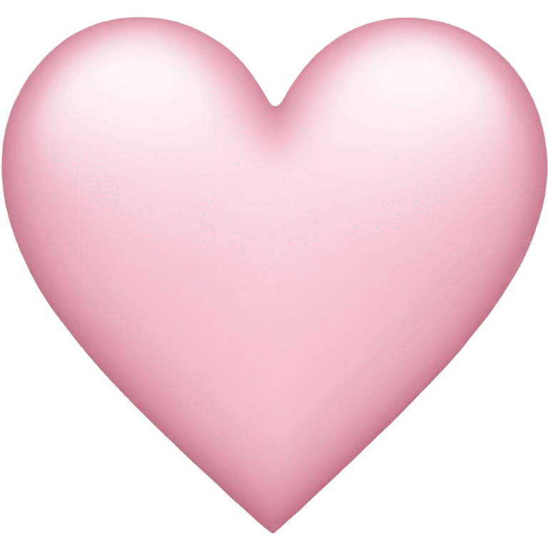 Light pink heart emoji