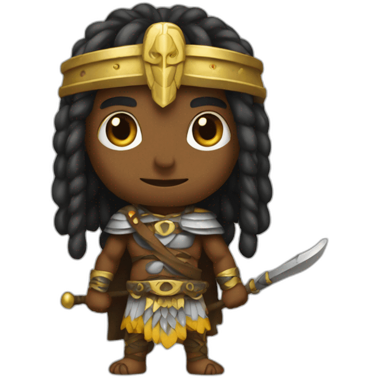 warrior wearing kufia emoji