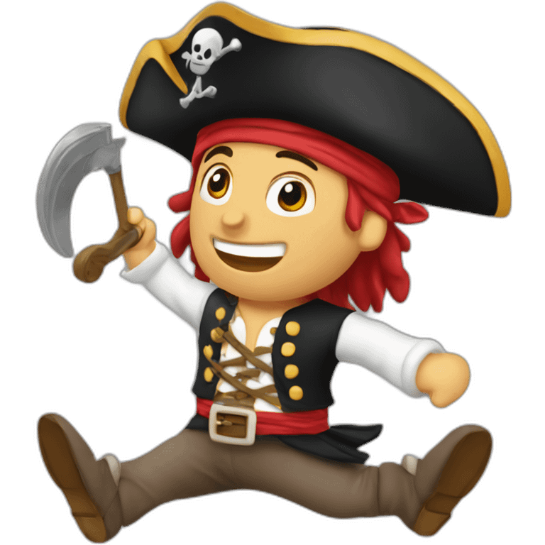 pirata dançando emoji