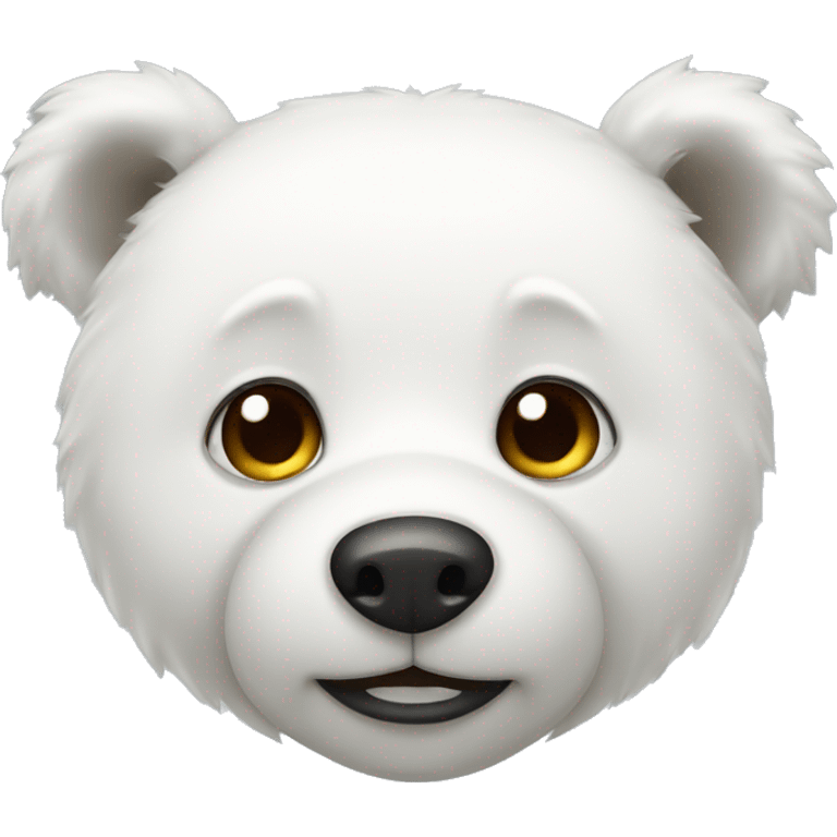 white taddy bear emoji