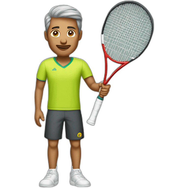 Hombre 25 años tenis informatico emoji