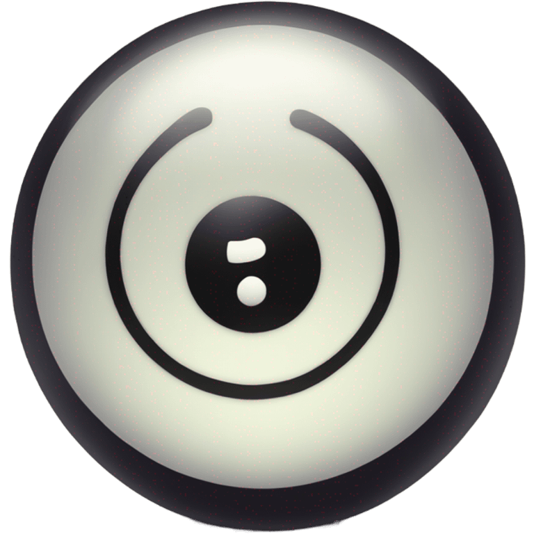 Magic eight ball emoji