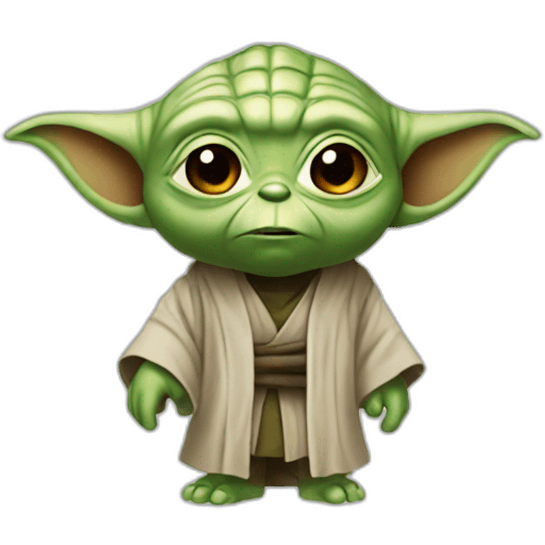 Yoda cute emoji