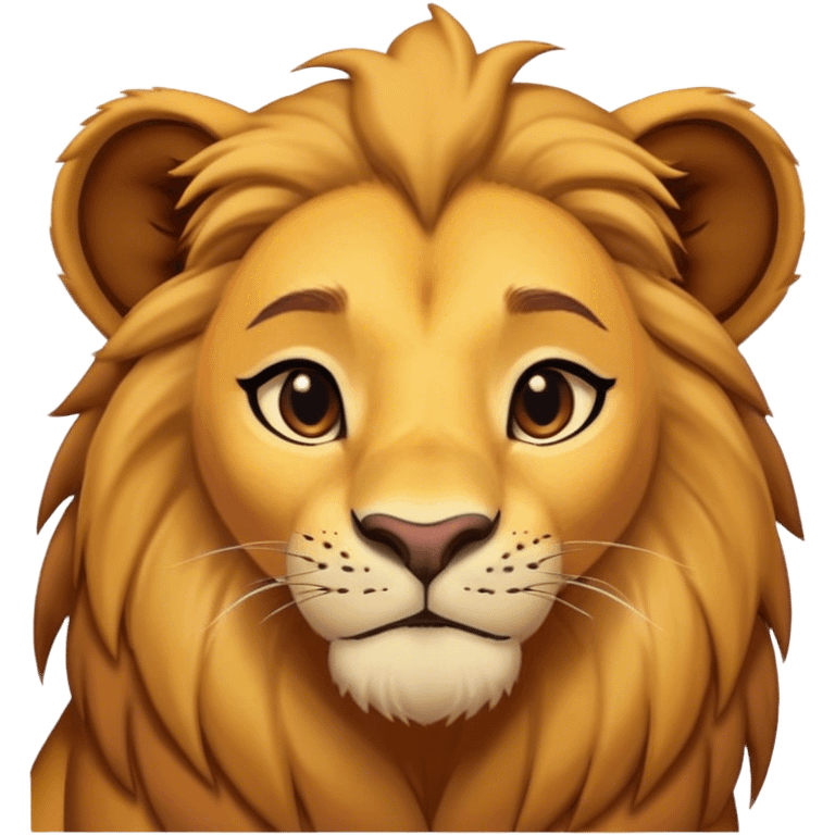 Sarabi ( the Lion King) without lion mane emoji