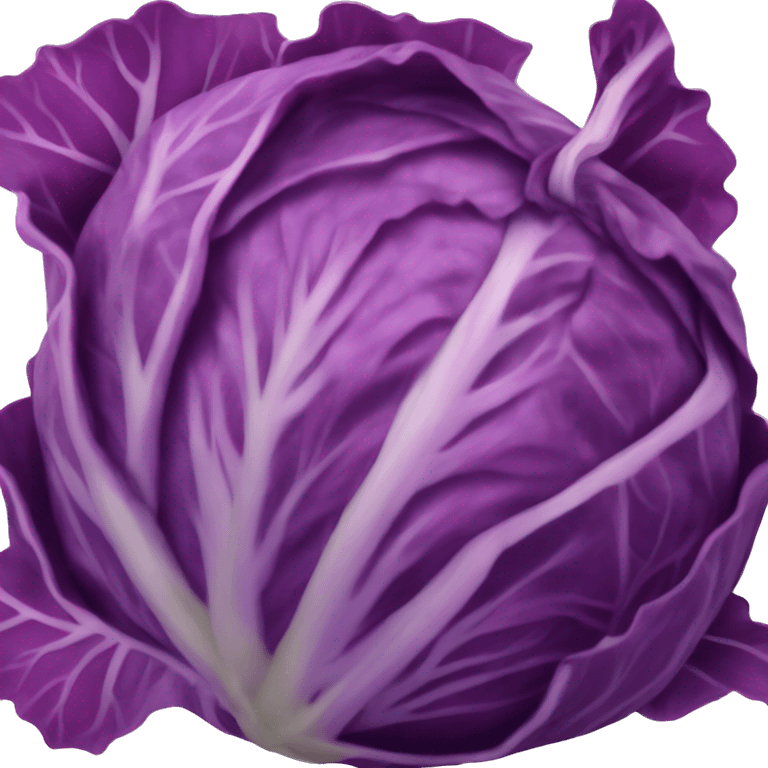 red cabbage emoji