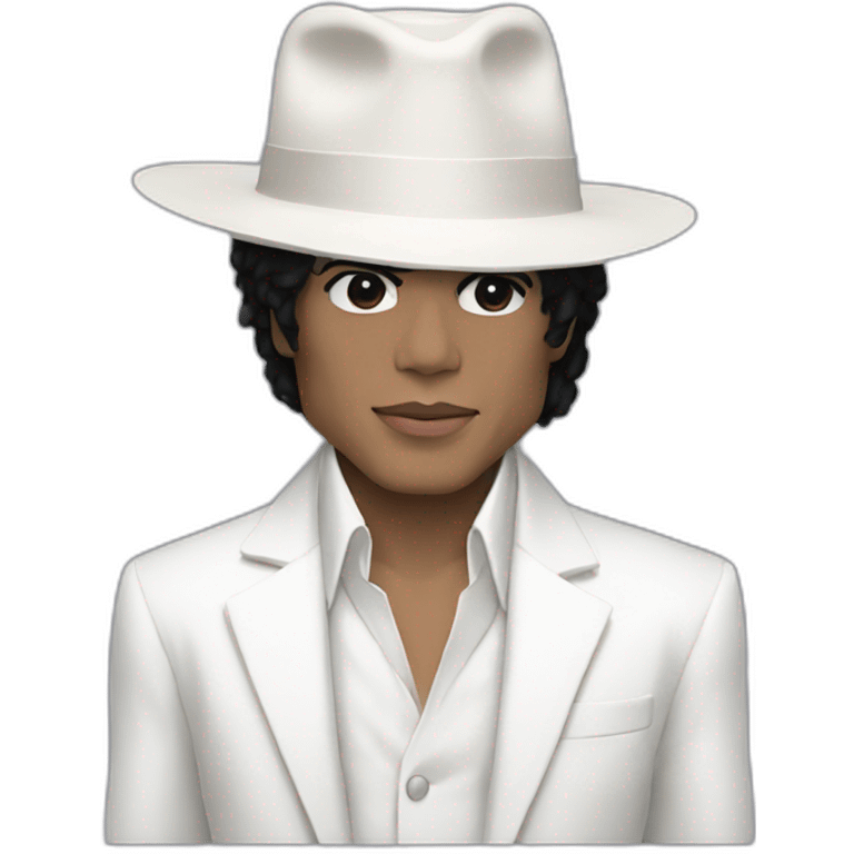 Michael Jackson in his white suit emoji