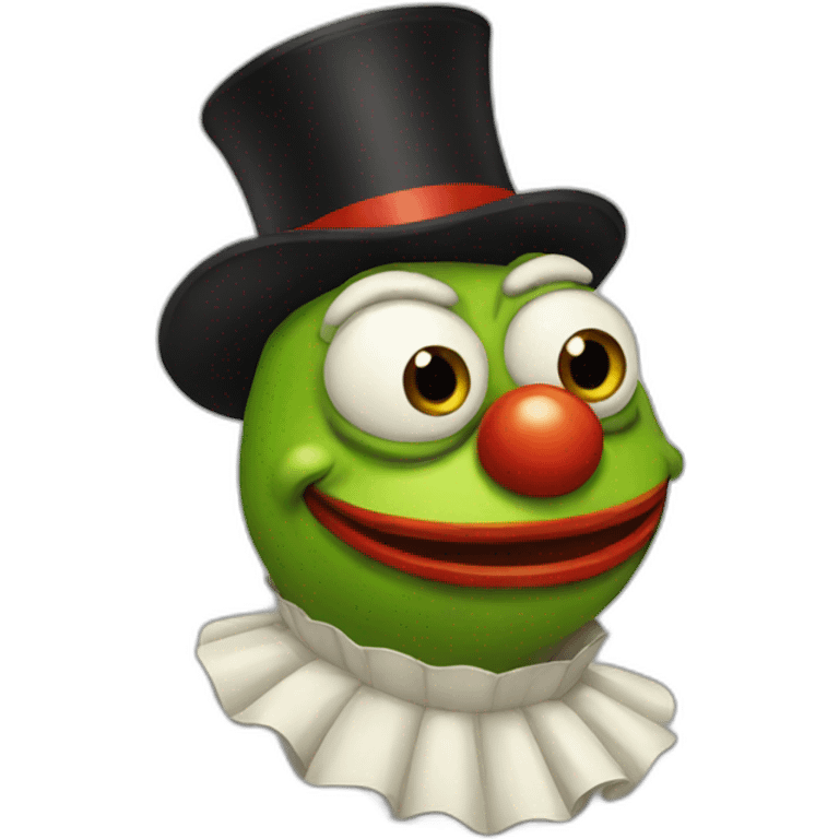 pepe-clown emoji