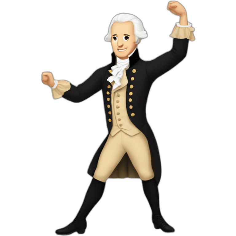 alexander hamilton black dancing emoji