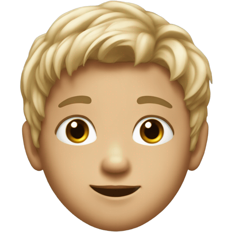 realistic portrait of a boy emoji