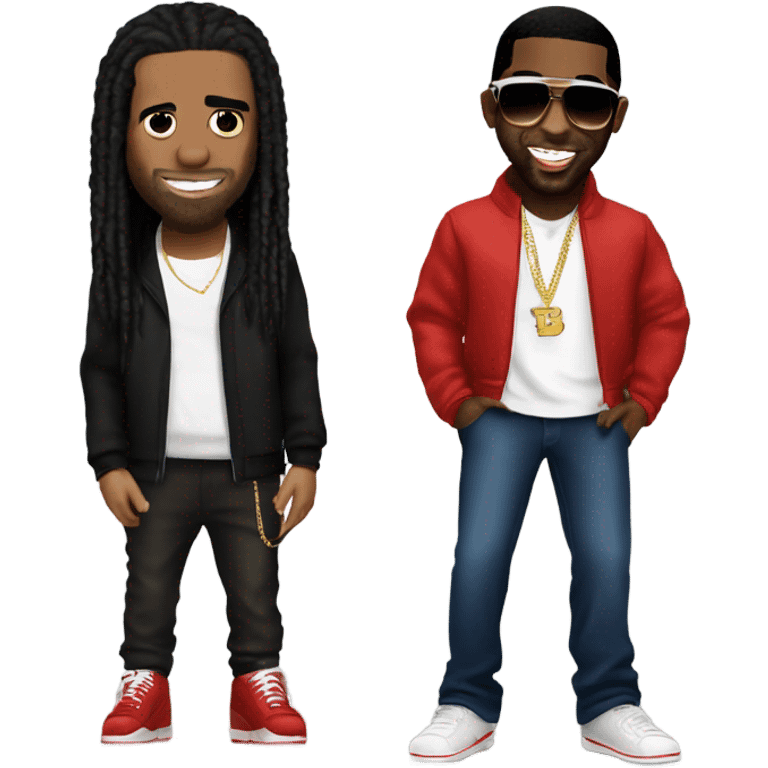 Lil Wayne and drake and p diddy  emoji