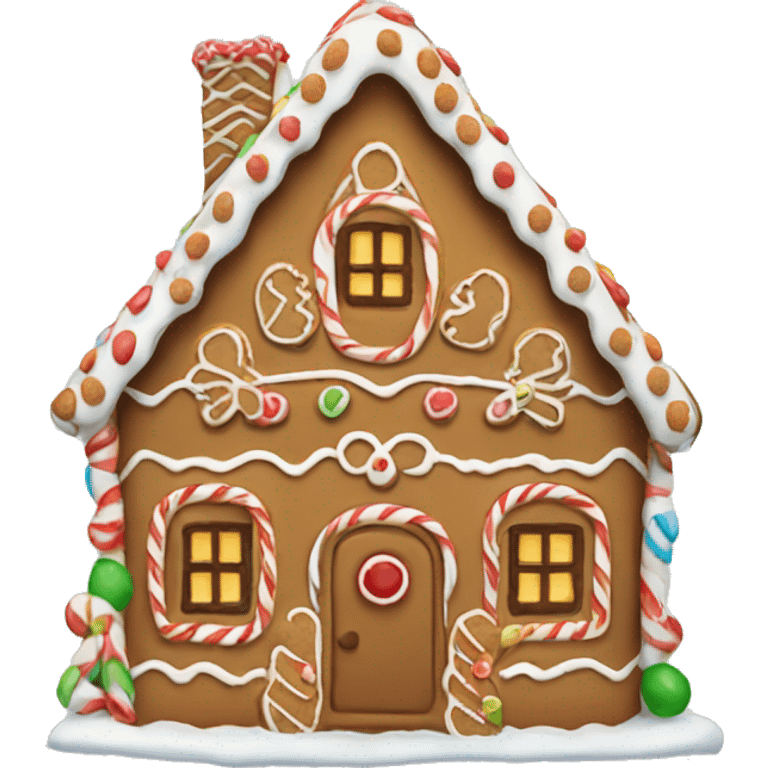 gingerbread house  emoji