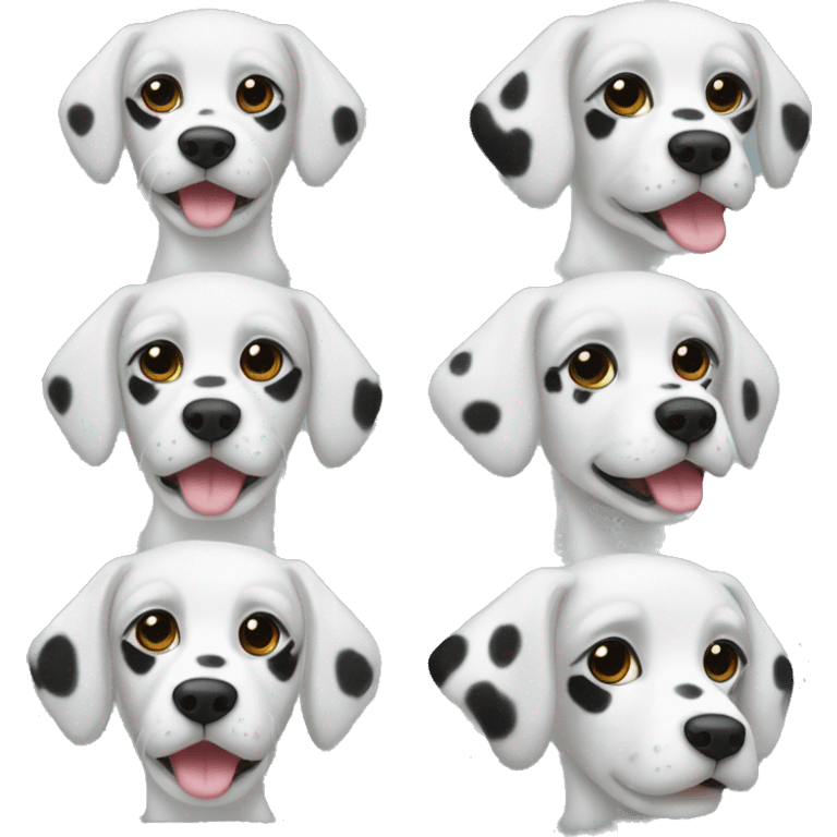 Un dalmata biondo emoji