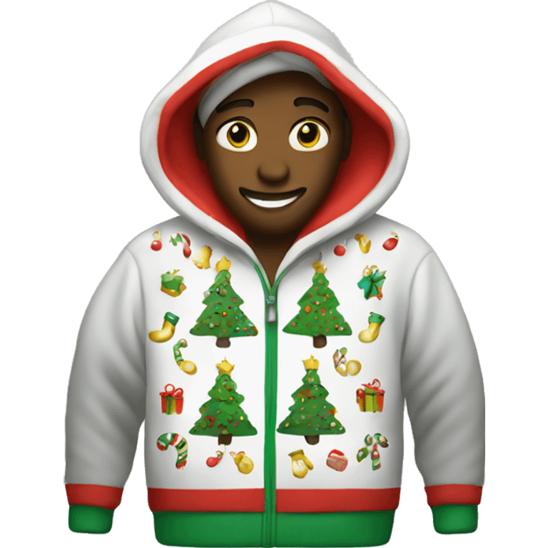 christmas hoodie emoji