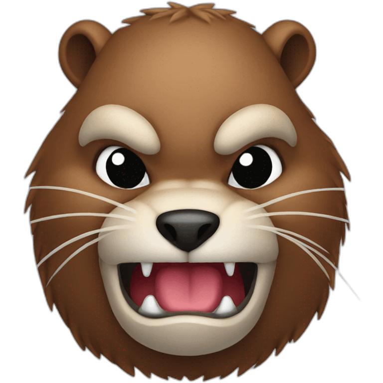 angry-beaver emoji