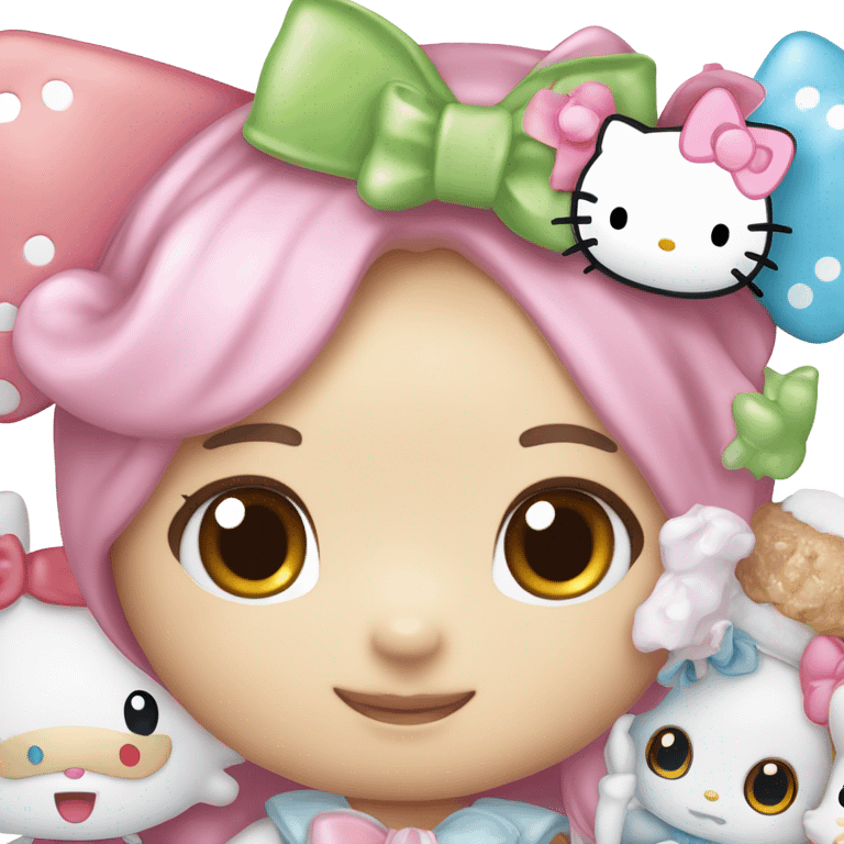 Hello kitty and friends emoji