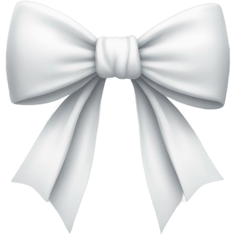 white bow emoji