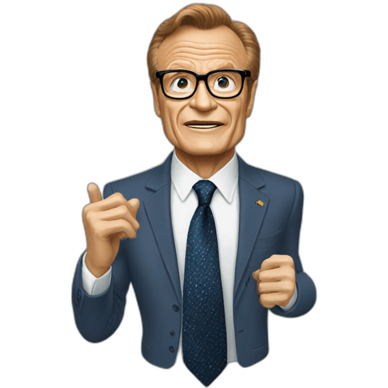 Larry King tie emoji