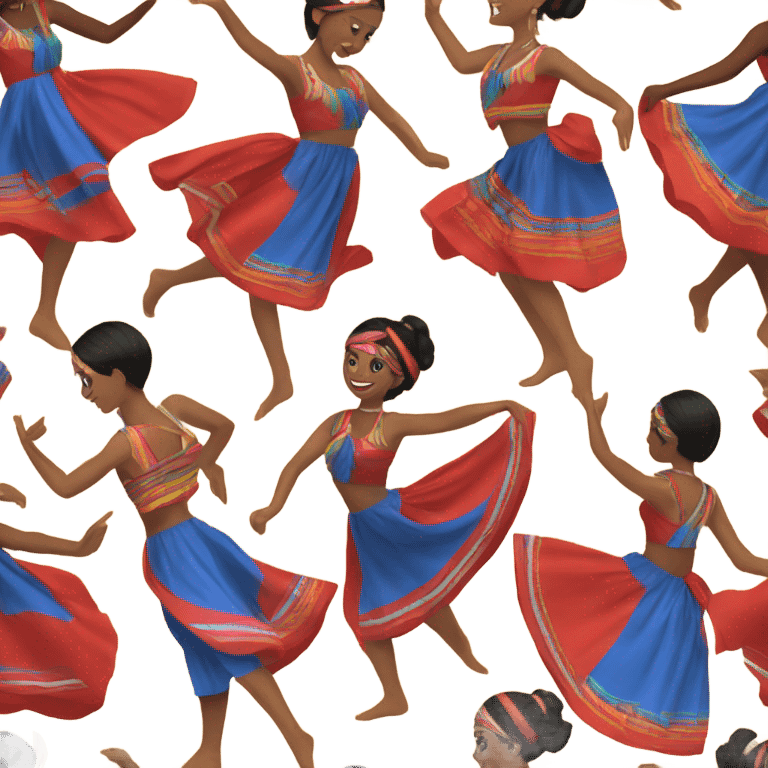 Costa rican dancing  emoji