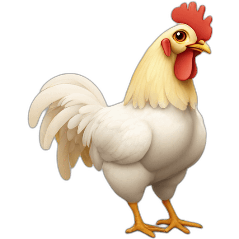 Poulet qui danse emoji