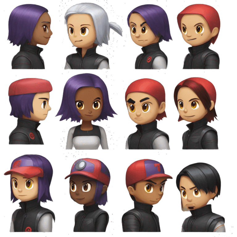 Team rocket Pokémon  emoji