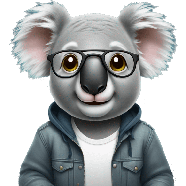 A koala DJ emoji