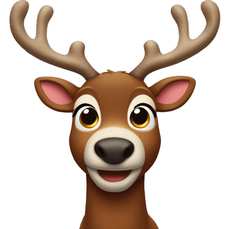 rudolph the red nosed reindeer emoji