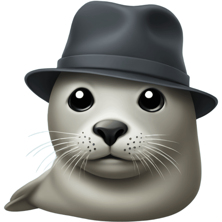 seal with a hat emoji